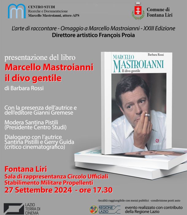 Presentazione del libro "Marcello Mastroianni. Il divo gentile"