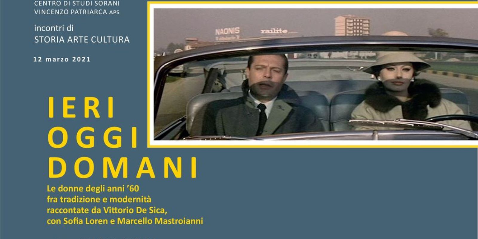 Incontro online "Ieri, oggi, domani: le donne degli anni ‘60 fra tradizione e modernità"
