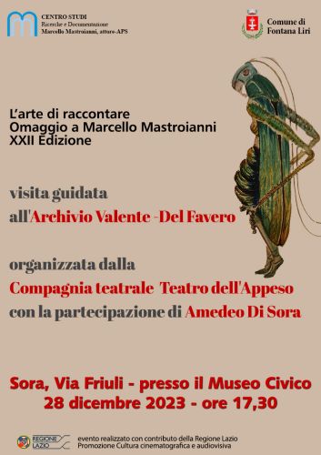 Visita all'archivio Valente - Del Favero