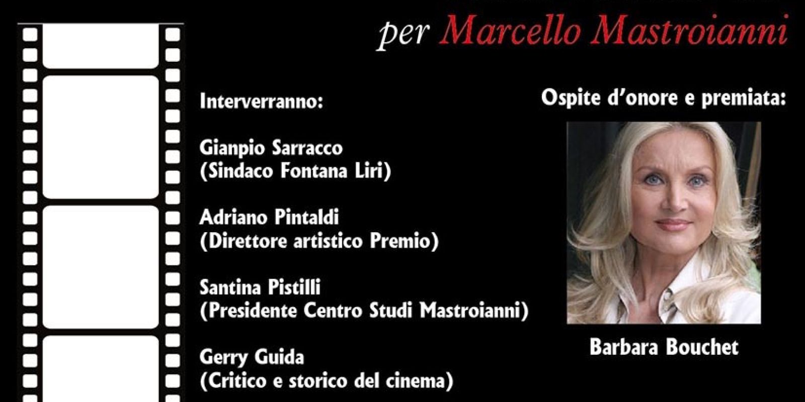 Premio Fontana Liri per Marcello Mastroianni 2020