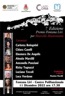 Premio Fontana Liri per Marcello Mastroianni 2022